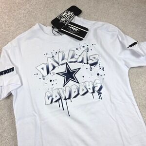 Pro Standard T-Shirt Kids 6 White Dallas Cowboys NFL Graphic Cotton‎ Regular Fit